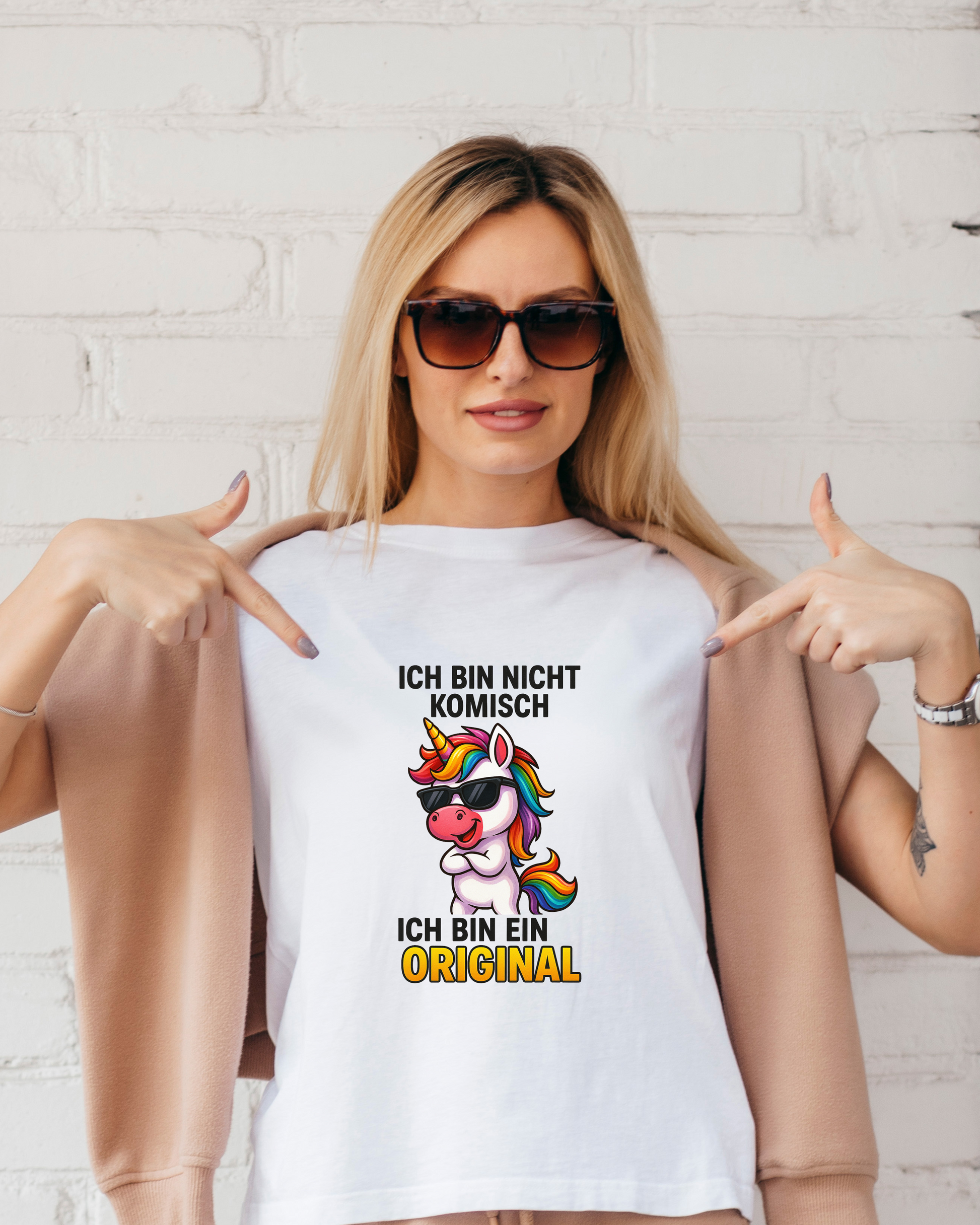 T-Shirt – Limited Edition | Buntes Einhorn Design für Originale