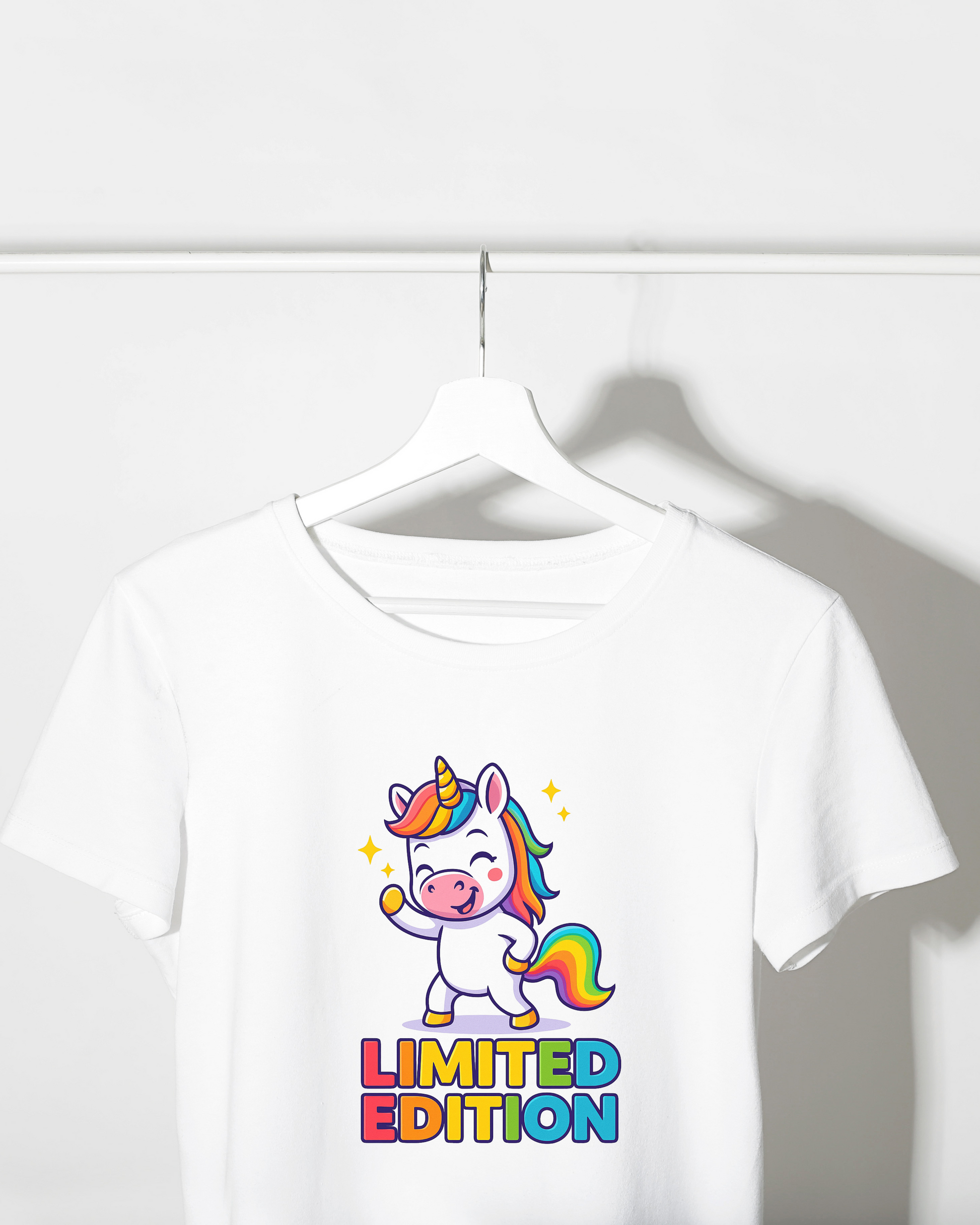 T-Shirt – Limited Edition | Buntes Einhorn Design für Originale