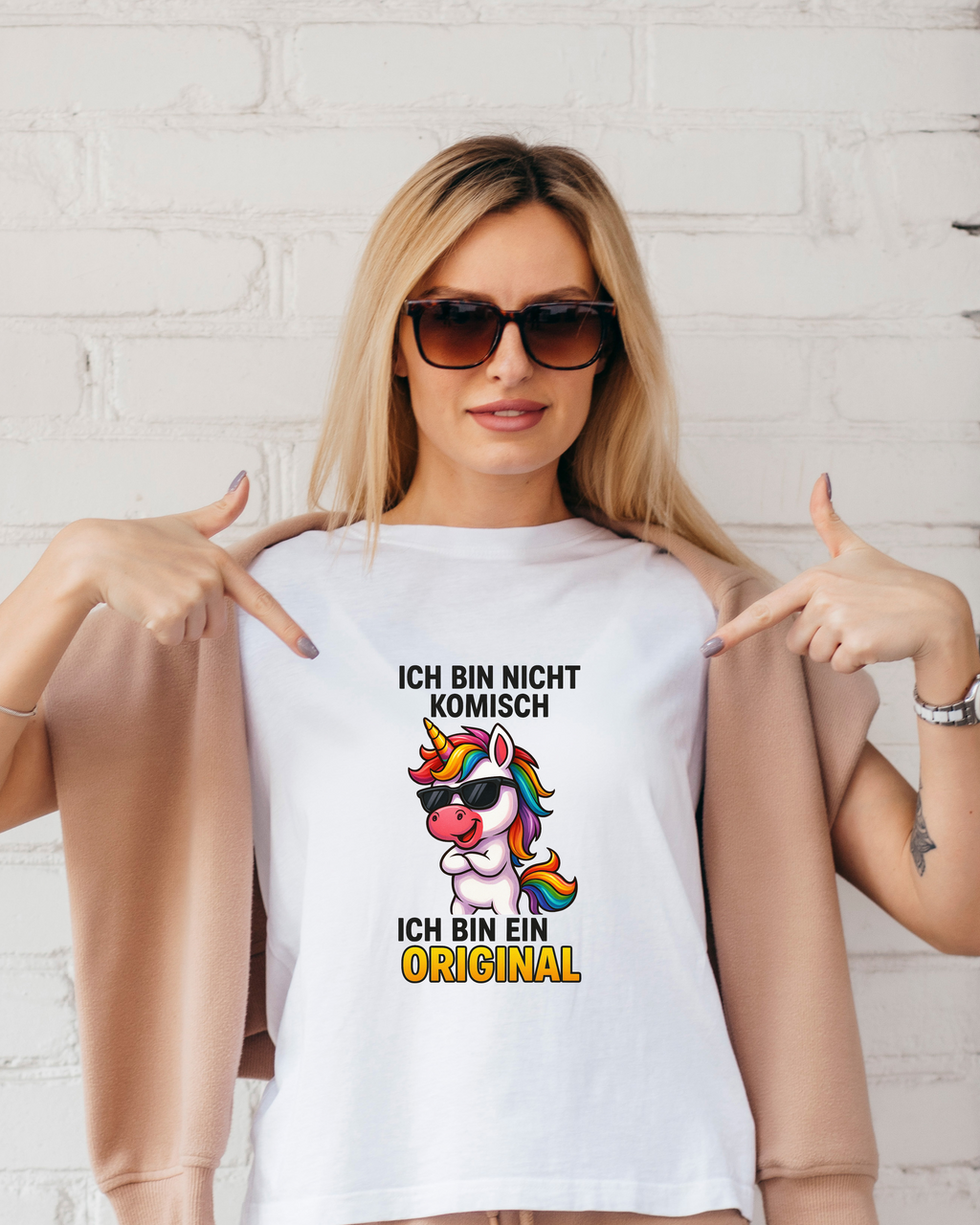 T-Shirt – Limited Edition | Buntes Einhorn Design für Originale