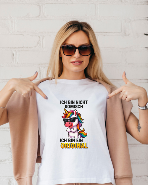 T-Shirt – Limited Edition | Buntes Einhorn Design für Originale