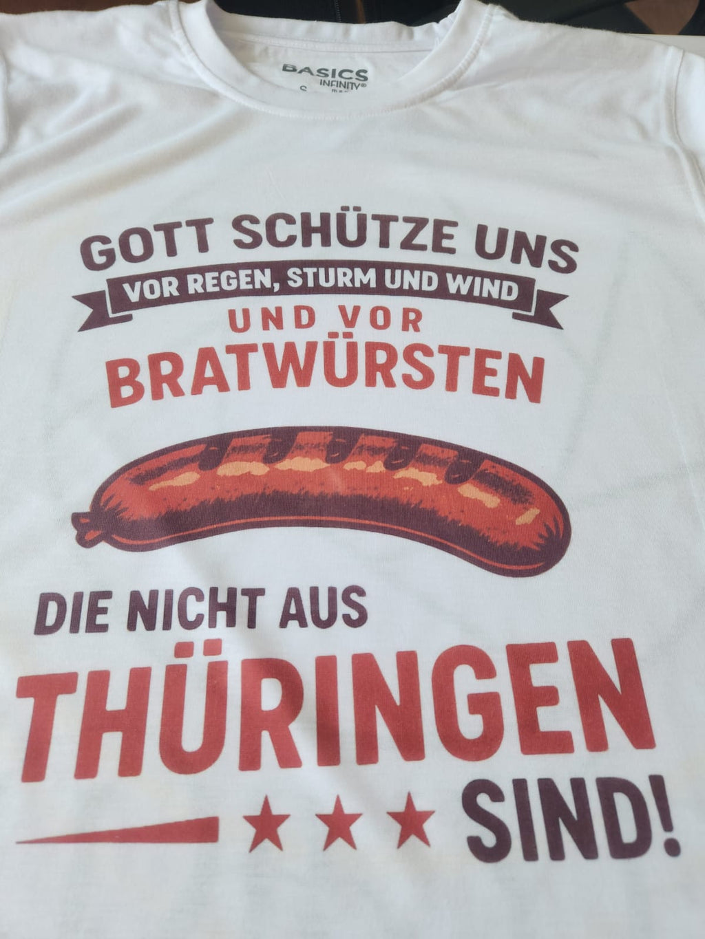 Thüringer Bratwurst T-Shirt – Lustiges Sublimationsshirt