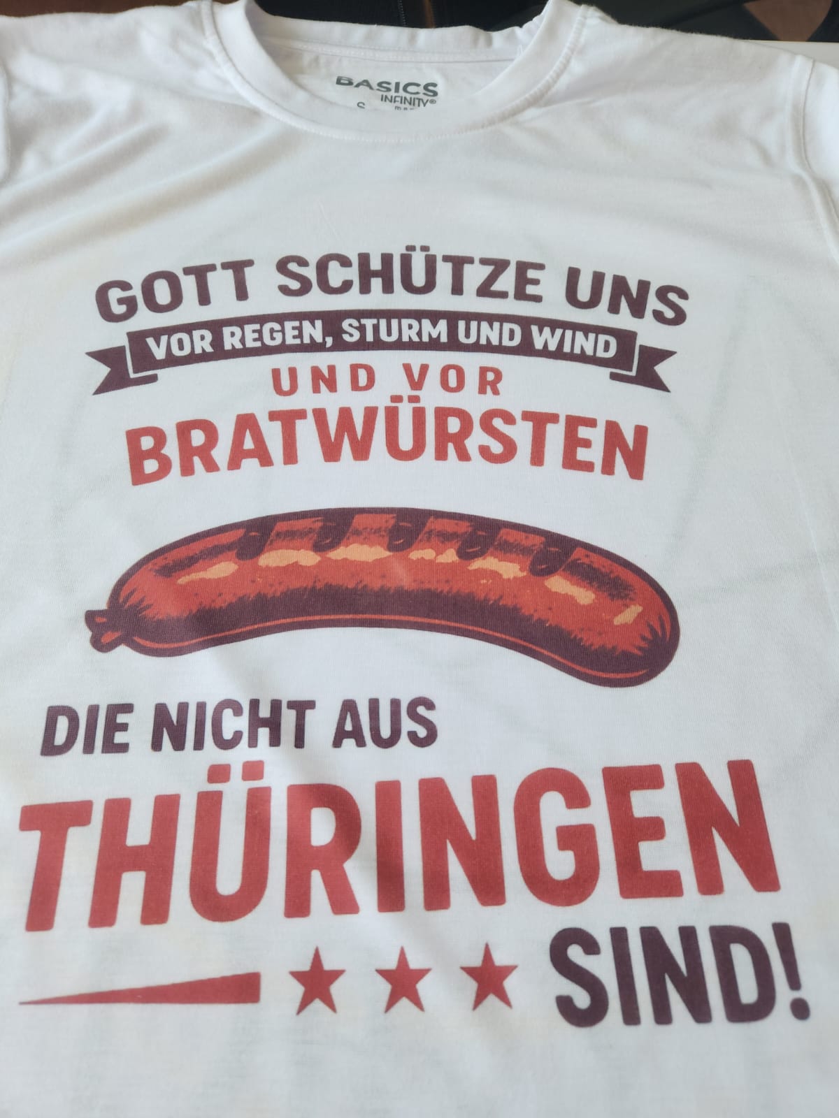 Thüringer Bratwurst T-Shirt – Lustiges Sublimationsshirt